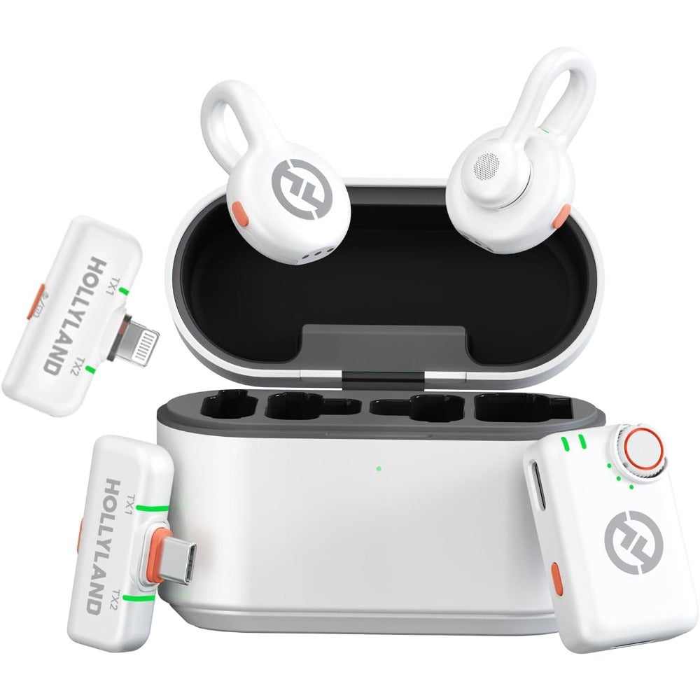 Compare Hollyland Lark M2S White, LARK M2SCamera RX + TypeC RX+Lightning RX  at KSA Price