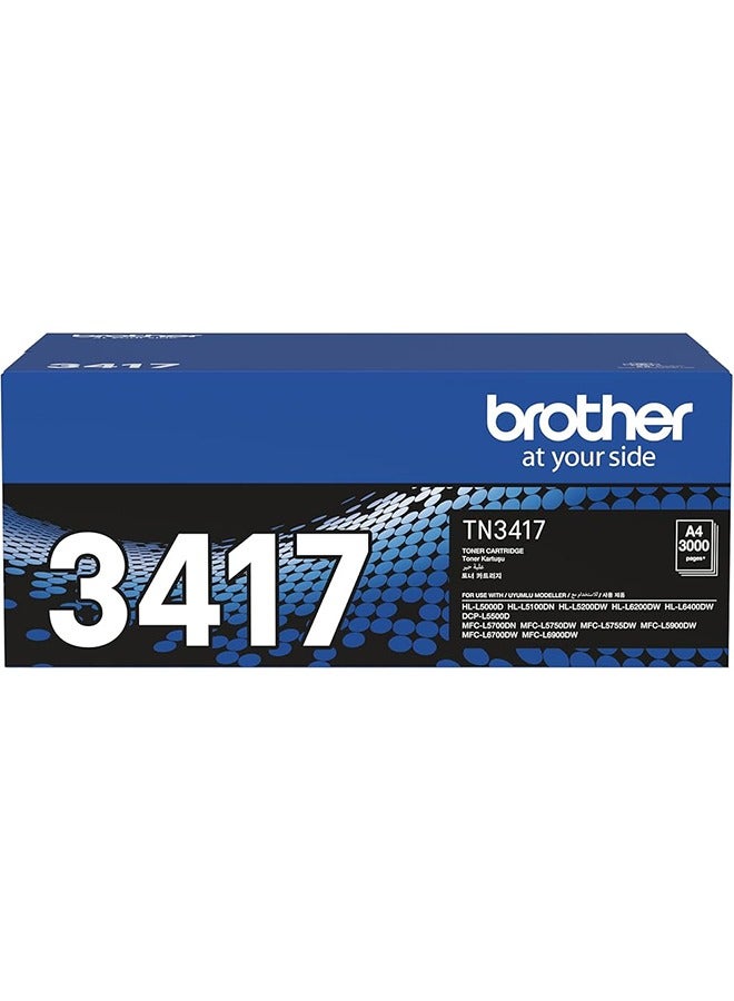 Genuine TN3417 Standard Yield Black Ink Printer…