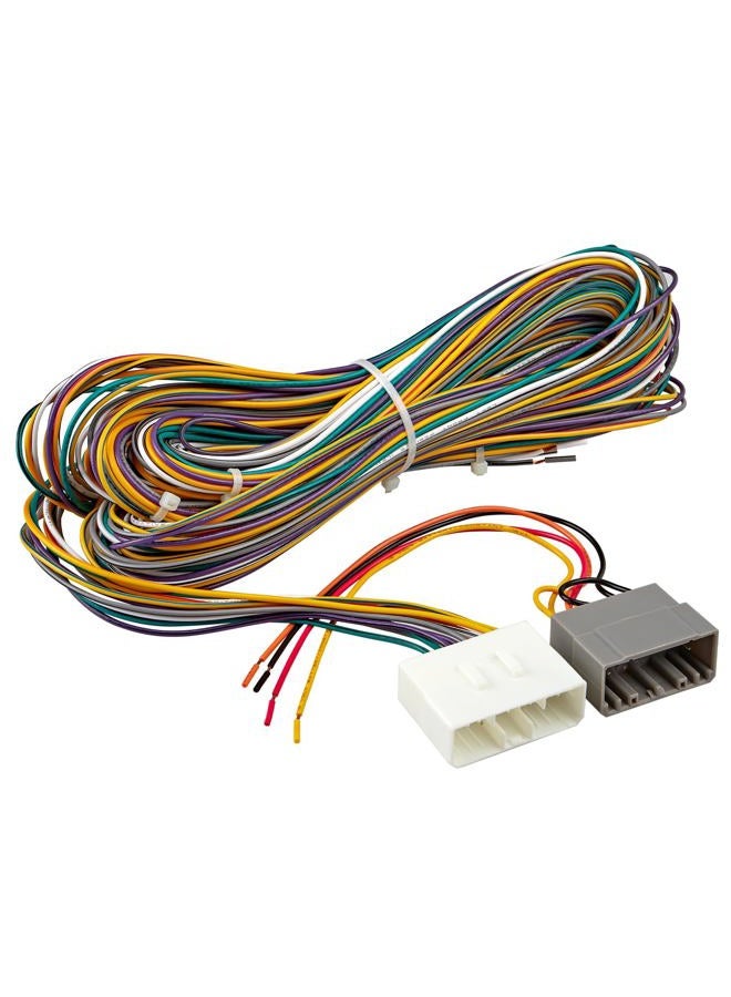 Car Factory Amplifier Bypass Wiring Harness Fit…