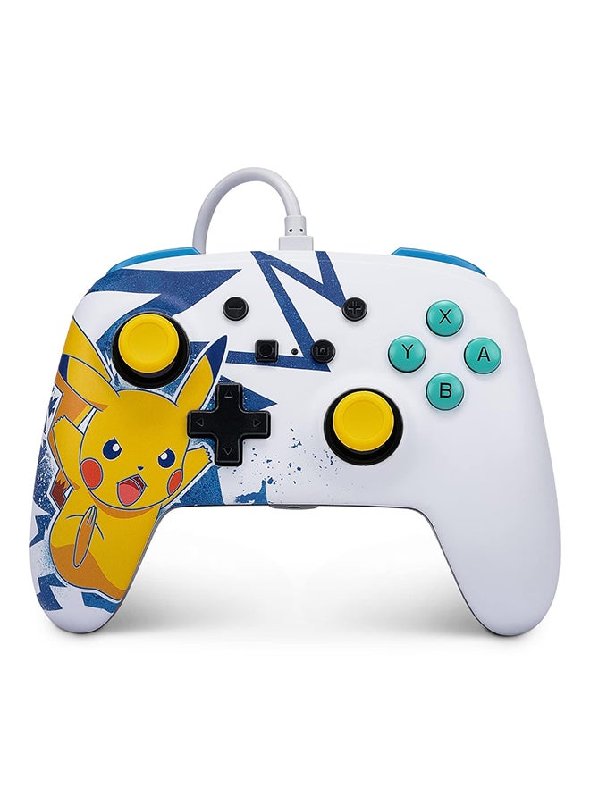 Compare Nintendo Switch Enhanced Wired Controller  Pikachu High Voltage at KSA Price