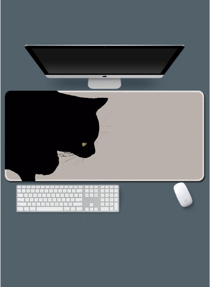 Compare 300×700×2mm Large Gaming Mouse Pad Extended AntiSkid with Stitched Edges Waterproof Desk Pad with NonSlip Base Computer Keyboard Pad Protector Double Sided Washable Rubber Pad Practical mouse pad Office Desk Mat for Gamer Office & Home Super Creati at KSA Price