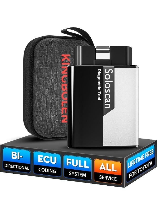 Compare KINGBOLEN SOLOSCAN OBD2 Scanner Bluetooth for Toyota Lexus at KSA Price