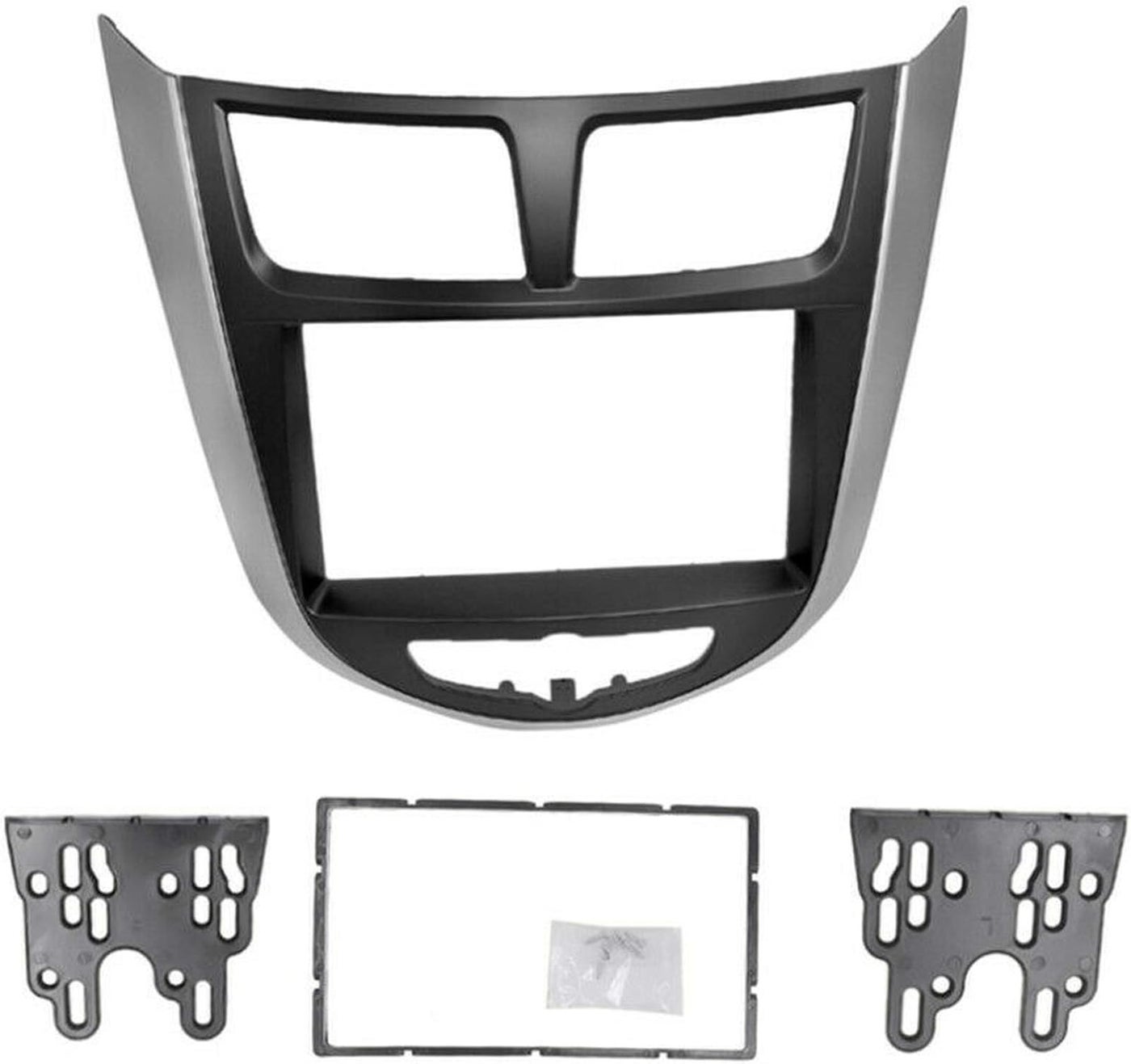 Compare Mhakrl Car Center Stereo Audio Radio DVD GPS Plate Panel Frame for Hyundai i25 Accent Solaris Verna 2010+ & DODGE Attitude 2011+ at KSA Price