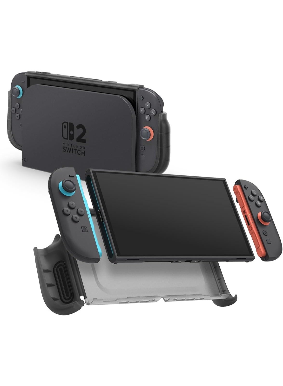 Compare Ultra Hybrid Nintendo Switch 2 Case 2025 Dockable Cover with Detachable JoyCon  Frost Black at KSA Price