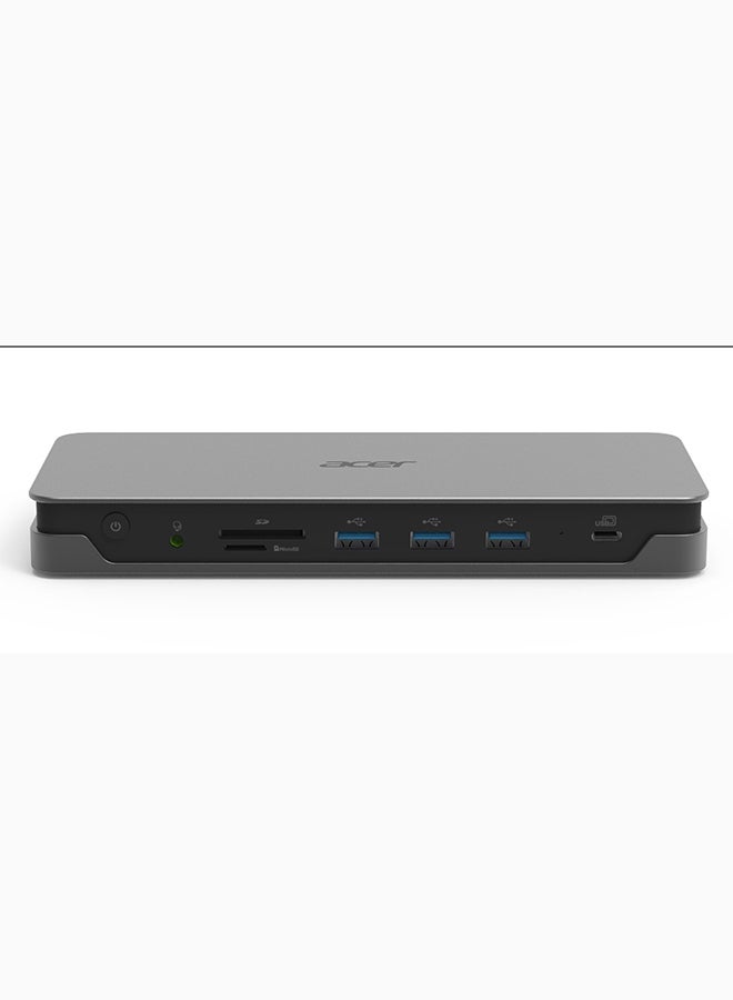 Compare Acer 13in1 USBC MiniDock and Notebook Stand, 3 x USB3, 1x USBC 100W PD, 1 x SDTF, 2 x HDMI 4k@60HZ, 1 x DP, 1 x  RJ45, 1 x 3.5mm Audio Port, Dark Grey at KSA Price