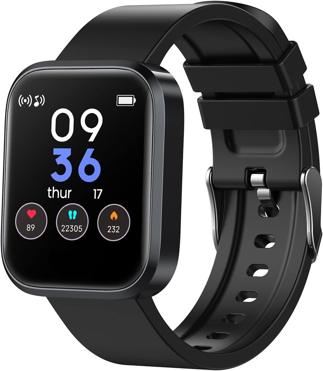 Compare Smartwatch, Bluetooth Heart Rate Sleep Health Monitor, Activity Tracker Watch, Waterproof Smart Fitness Calorie Counter Pedometer Watch for Women Men Chrismats Gifts at KSA Price
