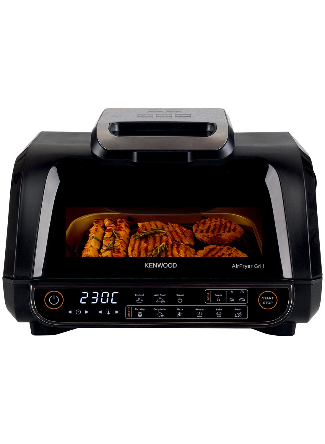 Compare Digital Smart Air Fryer XL with Grill, Air Fry, Roast, Bake, Dehydrate & Reheat 8 L 1900 W GHF40.000BK Black at KSA Price