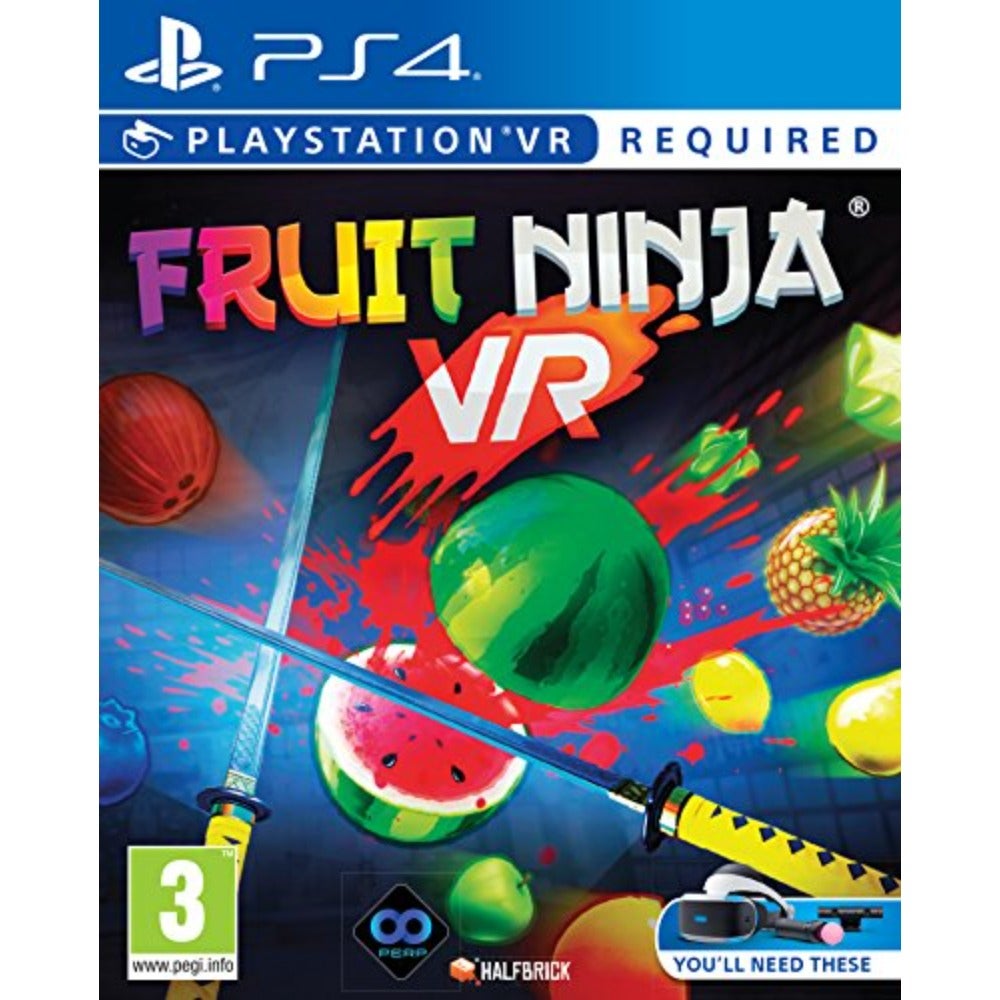 Compare Fruit Ninja For PlayStation VR PS4 Virtual Reality Game Action Arcade Single Player Digital Download at KSA Price