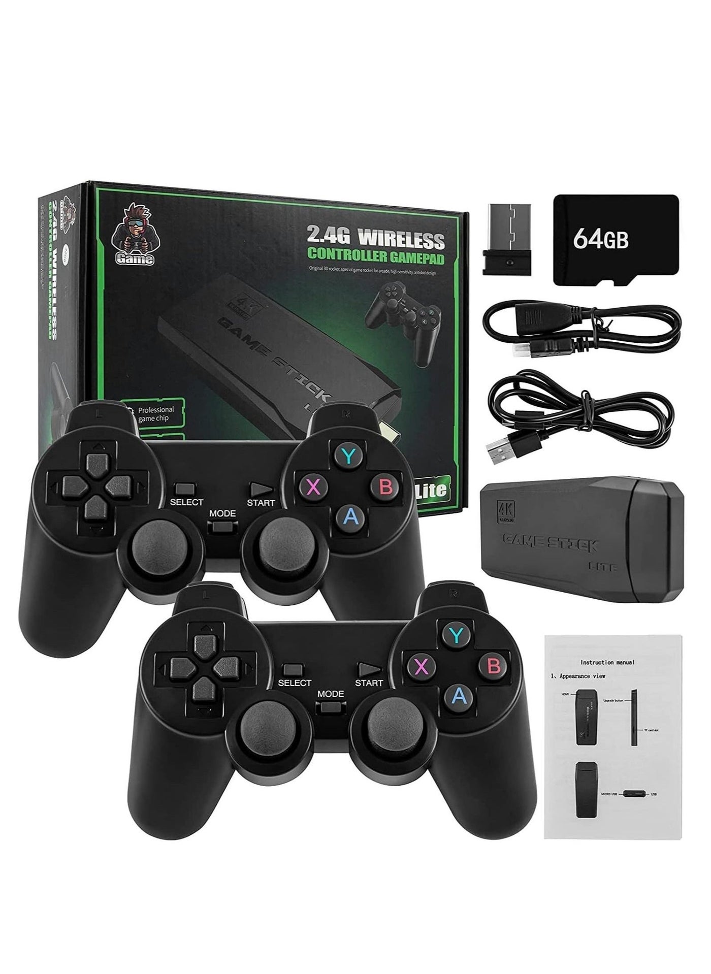 Compare M8 Wireless HDMI HighDefinition Game Console,Builtin 10000+ Games with Hidden USB Flash Drive Design ,Plug and Play Video Game Stick,Supports 9 emulators, at KSA Price