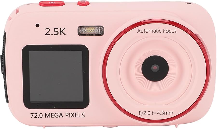 Asixxsix 72MP Digital Camera Dual Screen 16X Zoom…