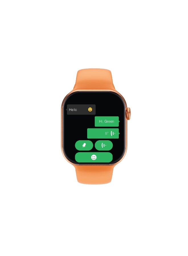 Compare Flex 46 Smart Watch with  2.6 IPS Display, 3 AI Assistants, BT Call, 1000+ Watch Faces, Sports Modes, Waterproof, Wireless Charging – Orange at KSA Price