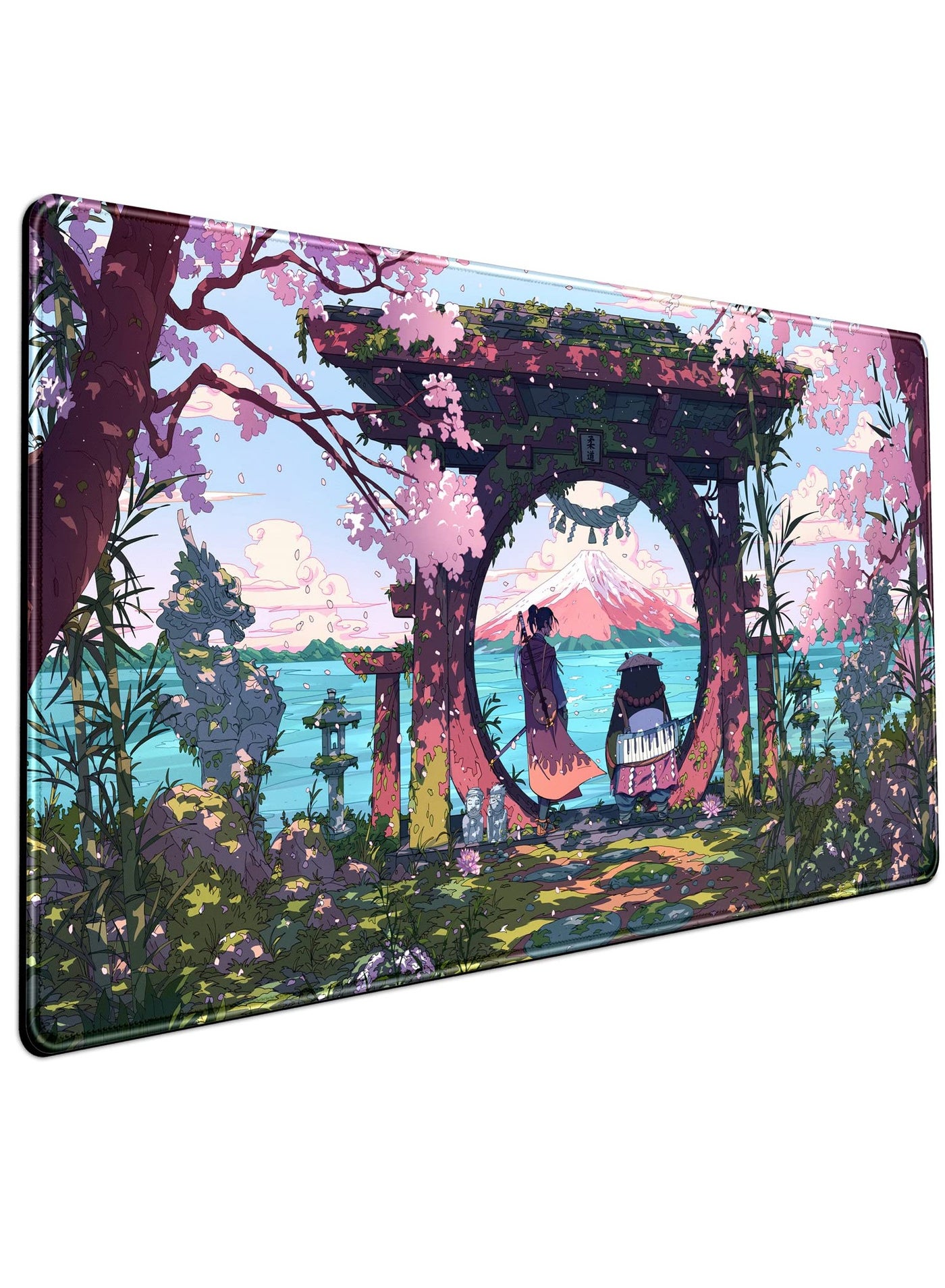 Pink Japan Desk Pad Anime Gaming Green Mouse Pad…