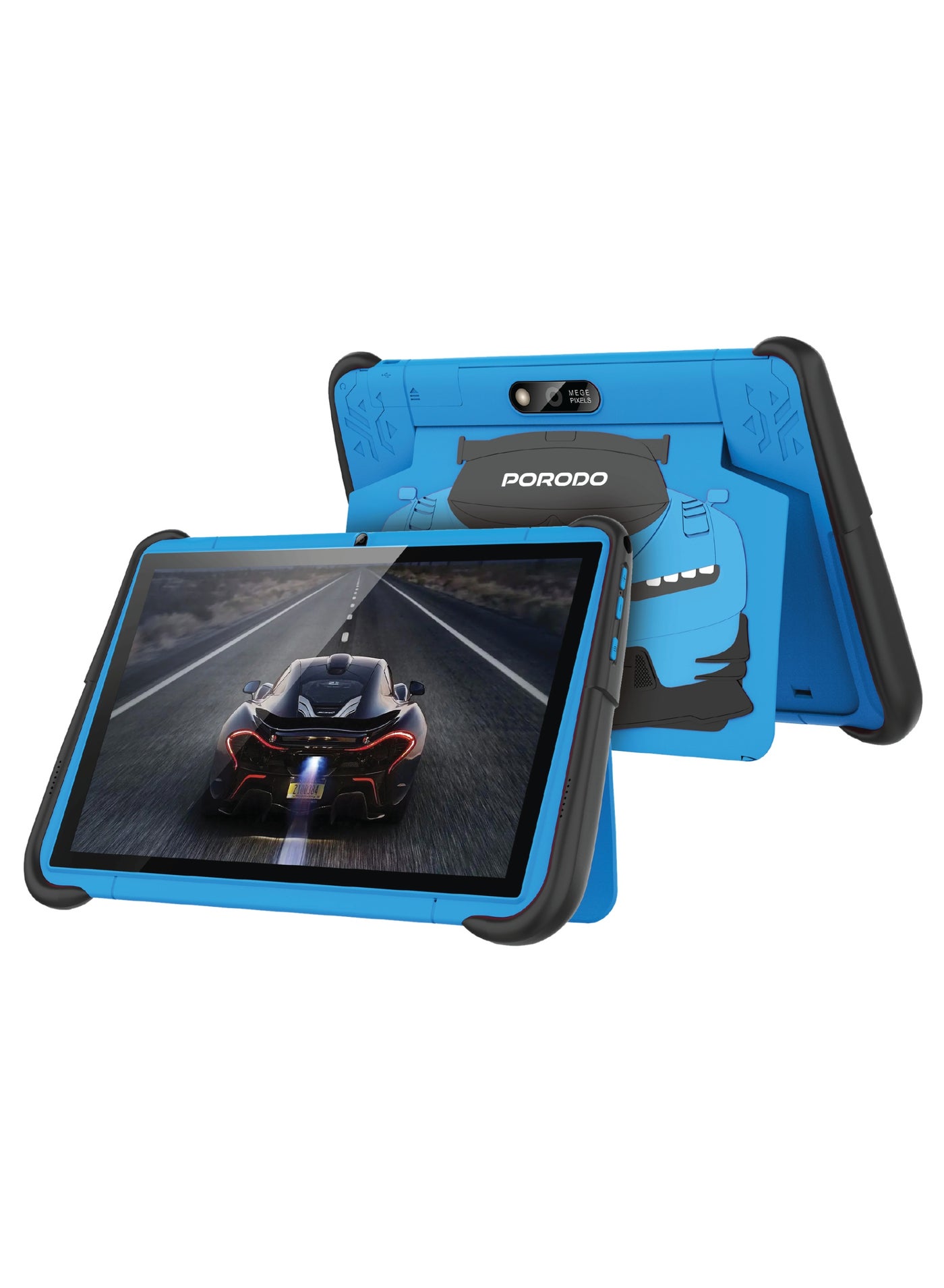 Compare 10.1 Kids Android Tablet, ShockResistant Case, Screen Protector, Dual Nano SIM, 64GB Storage, 2GB RAM, Bluetooth, WiFi, 4000mAh Battery, Android 11 – Blue at KSA Price