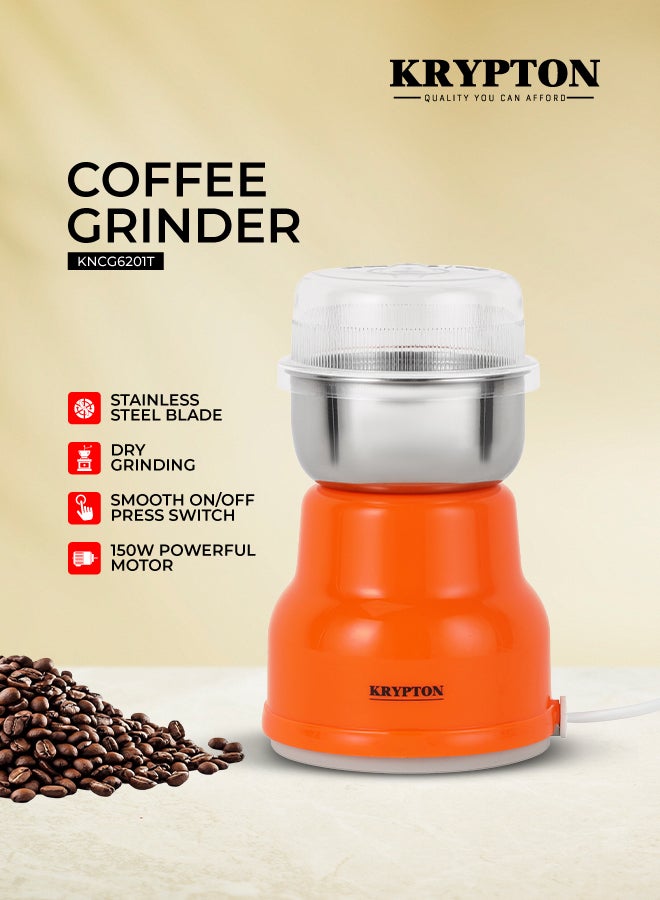 Electric Coffee Grinder – 150W Powerful Motor | 40g…