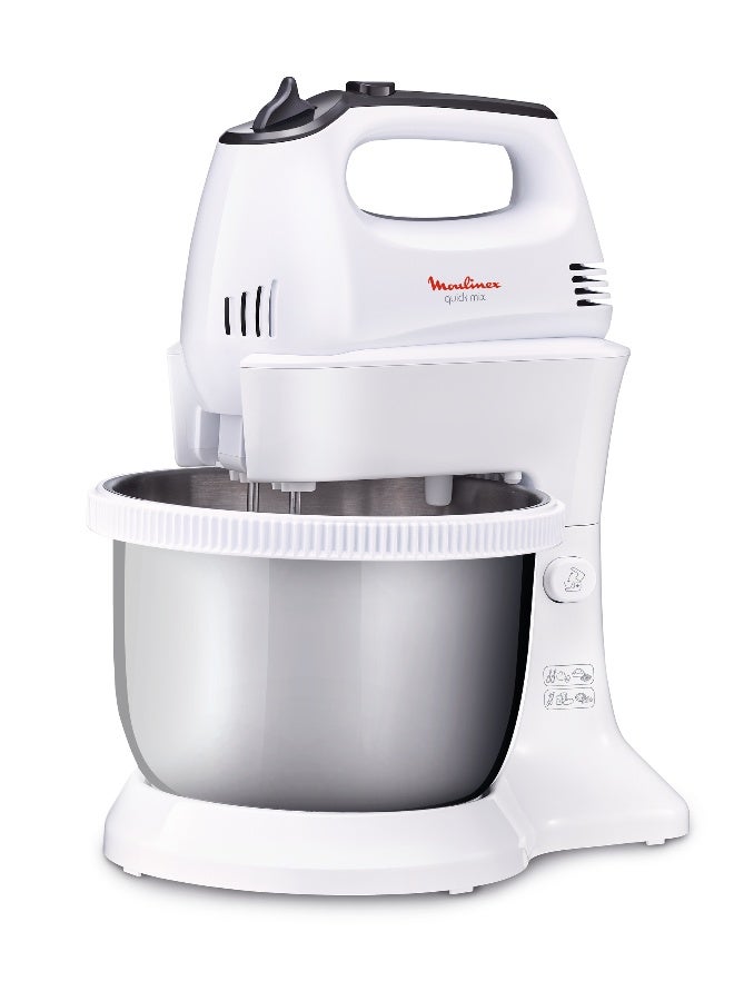 Electric Quick Mix Hand Mixer With 5 Speeds…