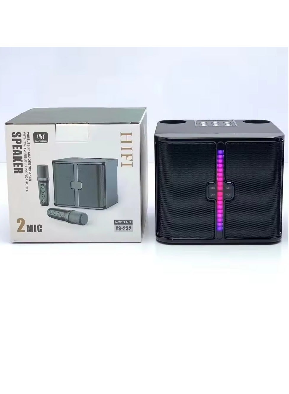 YS-232 Light Wireless Karaoke Speaker Small Stereo…