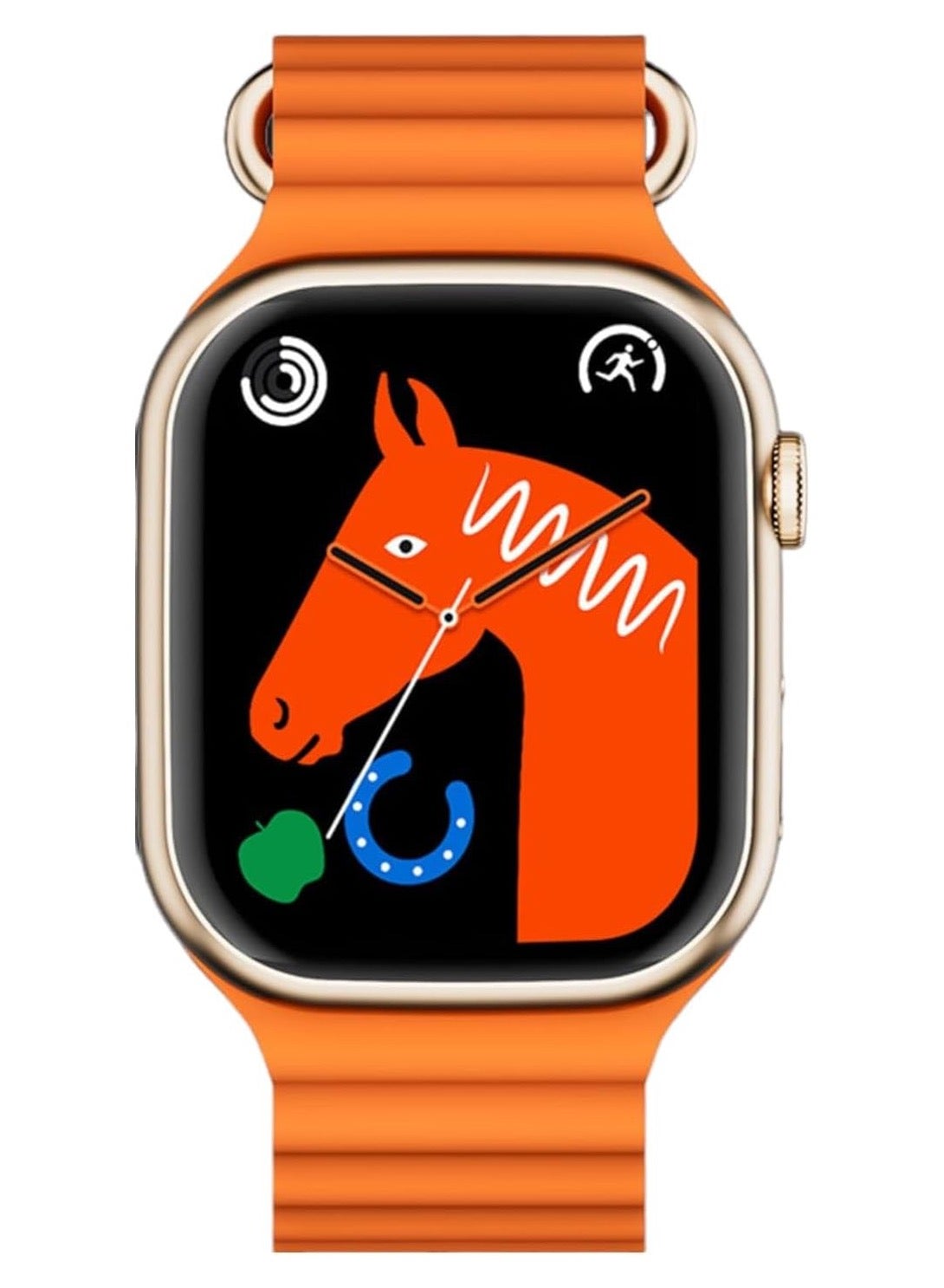 Compare Lenses smart watch, interchangeable straps Orange Color Straps at KSA Price