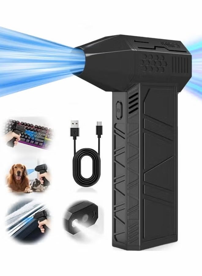 Compare Electric Air Duster Handheld Blower Fan  130000 RPM Jet Dry Blower with Turbo Motor Portable Super Jet Fan Air Duster for Car Detailing PC Cleaning Keyboard Camping & Outdoor Dust Removal  Cordless & Rechargeabl at KSA Price