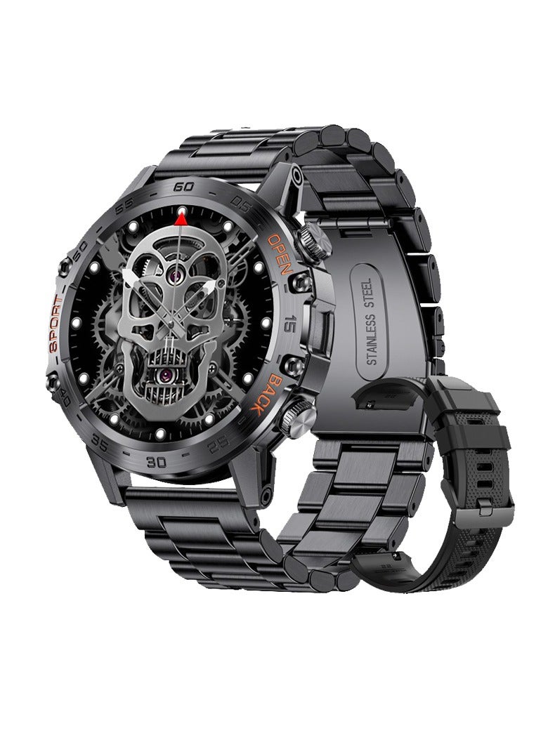 Compare Smart Watch for MenAnswerDial Calls,1.39HD Touchscreen,5ATM Waterproof Fitness Watch,100 Sports Modes, with Blood PressureHeart RateSpO2 for AndroidiOS Smart Watch Black at KSA Price