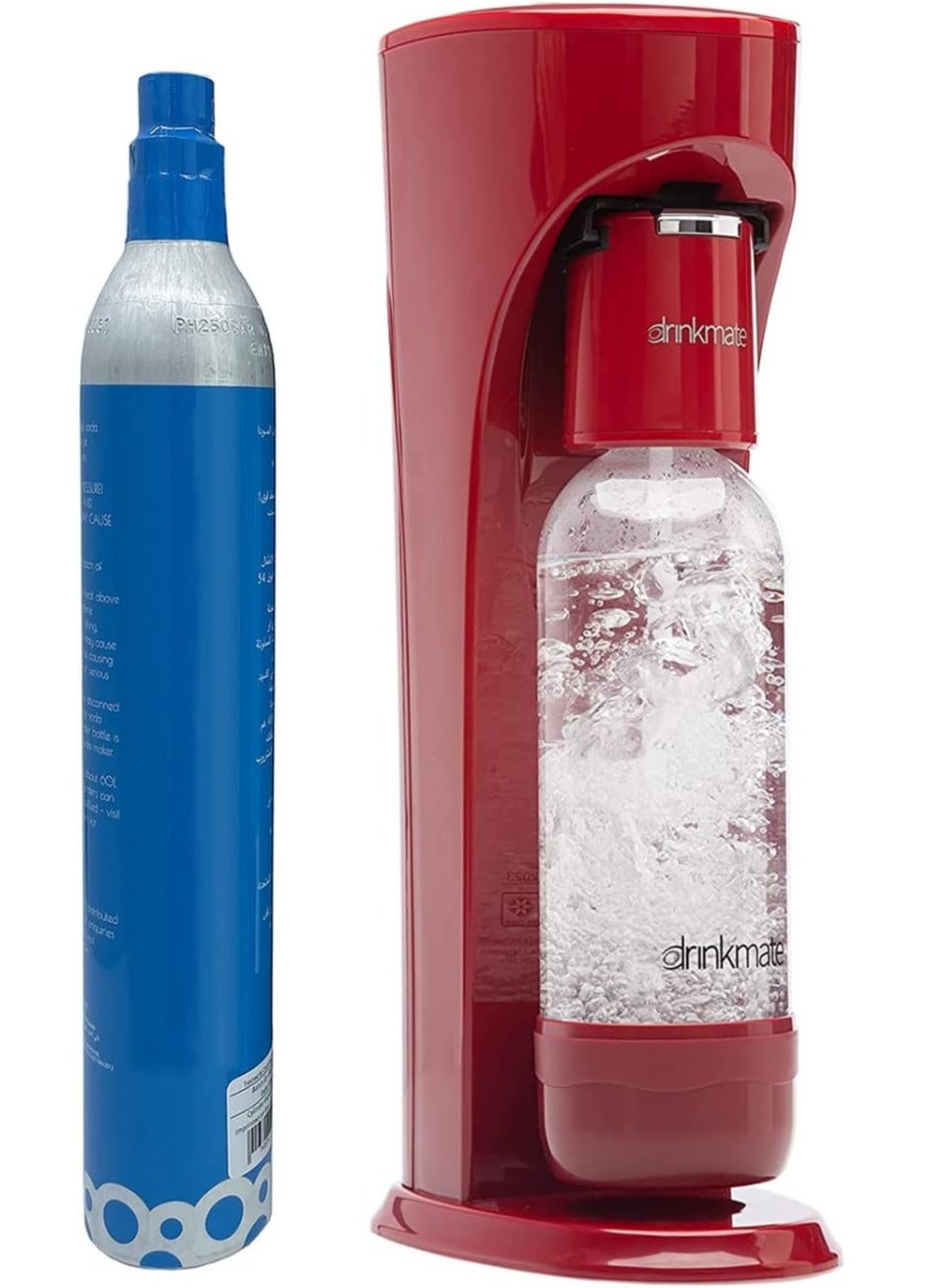 Compare DrinkMate Sparkling Water and Soda Maker with 60L CO2 Cylinder Royal Red at KSA Price