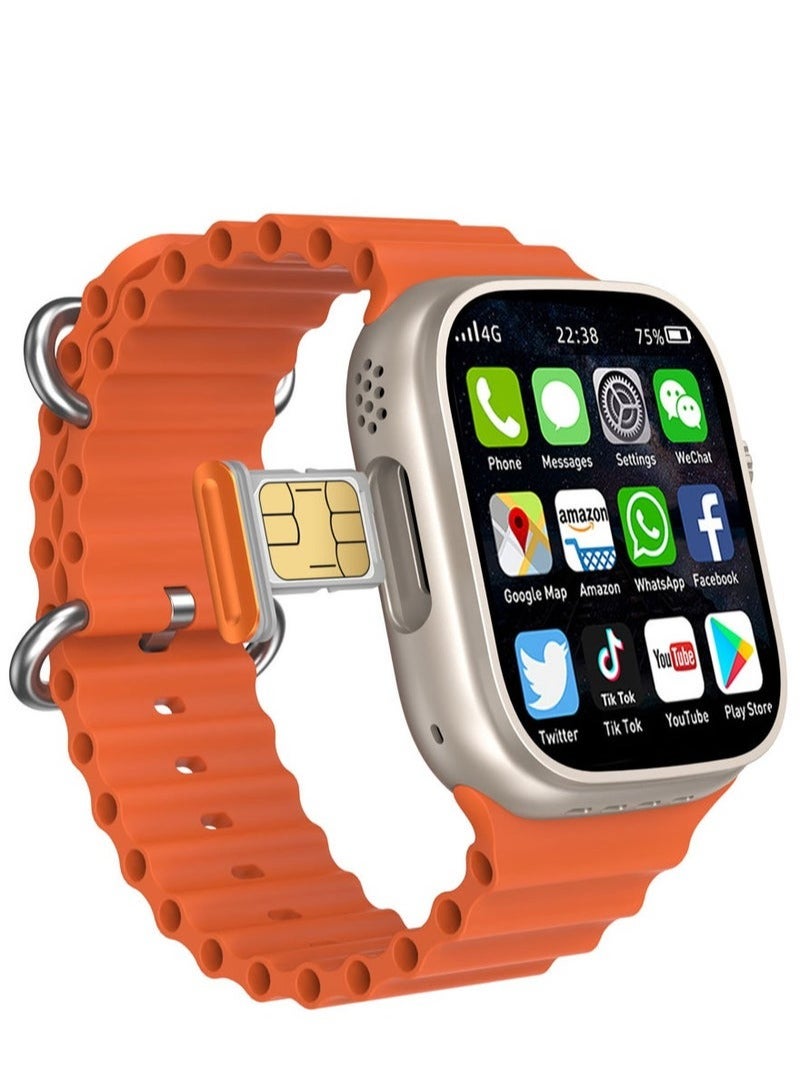 Compare Oteeto TU94 Pro 4G Android Smart Watch With Sim Slot 2 Pair Straps and Support Multiple Applications Designed for Ladies and Gents at KSA Price