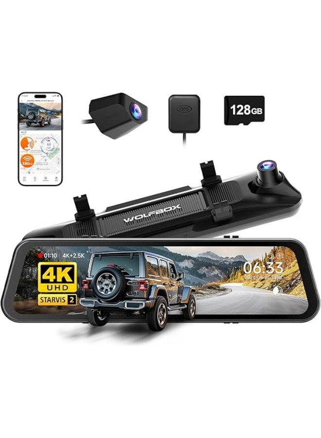 G900 PRO Mirror Dash Cam with STARVIS 2 IMX678…