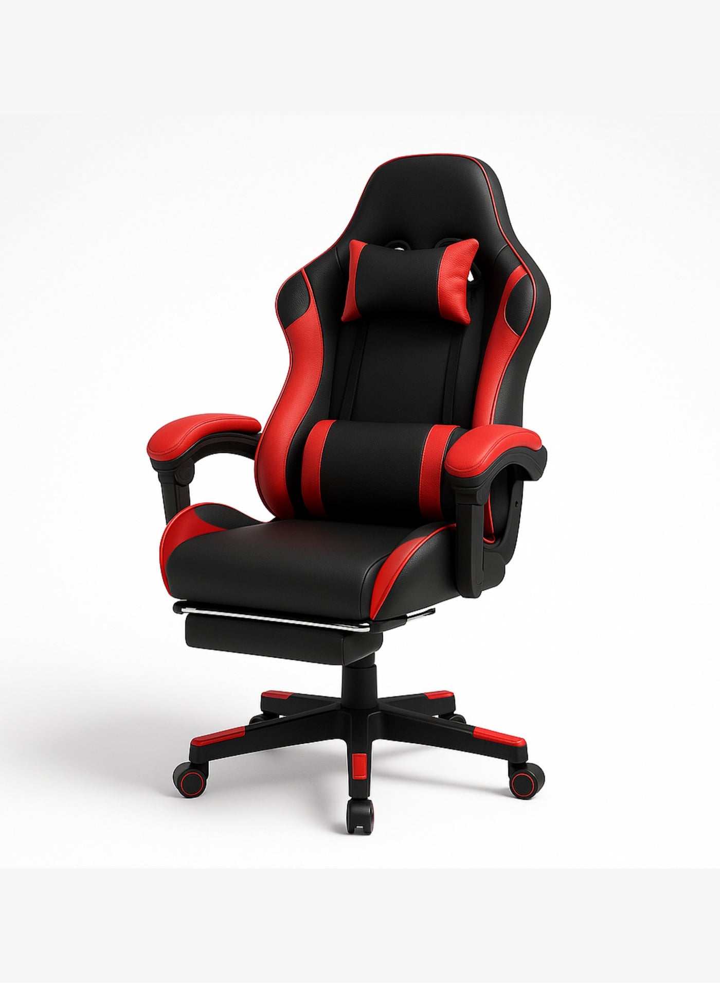 Compare Karnak Ergonomic Gaming Chair with Height adjustible, Footrest & Lumbar Support Swivel Chair  â€“ Reclining Office Chair for Home & Office Red at KSA Price