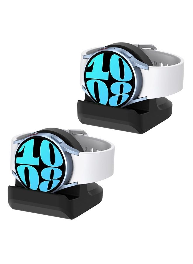 Compare 2 Pack Stand for Samsung Galaxy Watch 56 40,44mm5 Pro 45mmWatch 5Pro Golf Edition40,44,45mmWatch 6 Classic43,47mm, Silicone Charging Dock at KSA Price