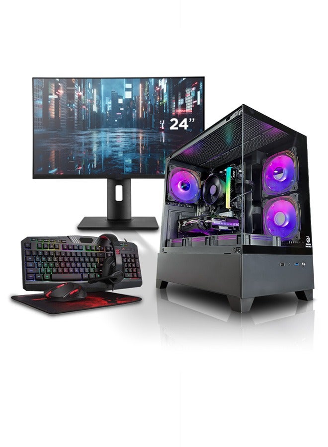Dark Nova Gaming PC Bundle - Intel Core i5-12400F…
