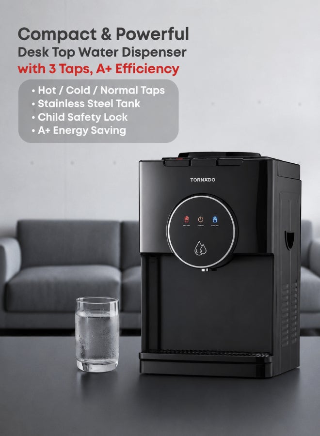 TORNADO Countertop Desk Top Water Dispenser, Hot,…