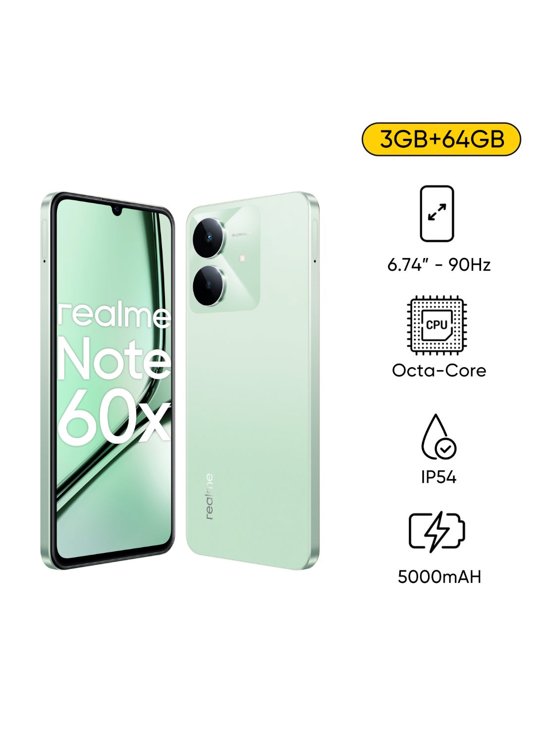 Compare Note 60x 4G Dual SIM Wilderness Green 3GB RAM 64GB   Middle East Version at KSA Price