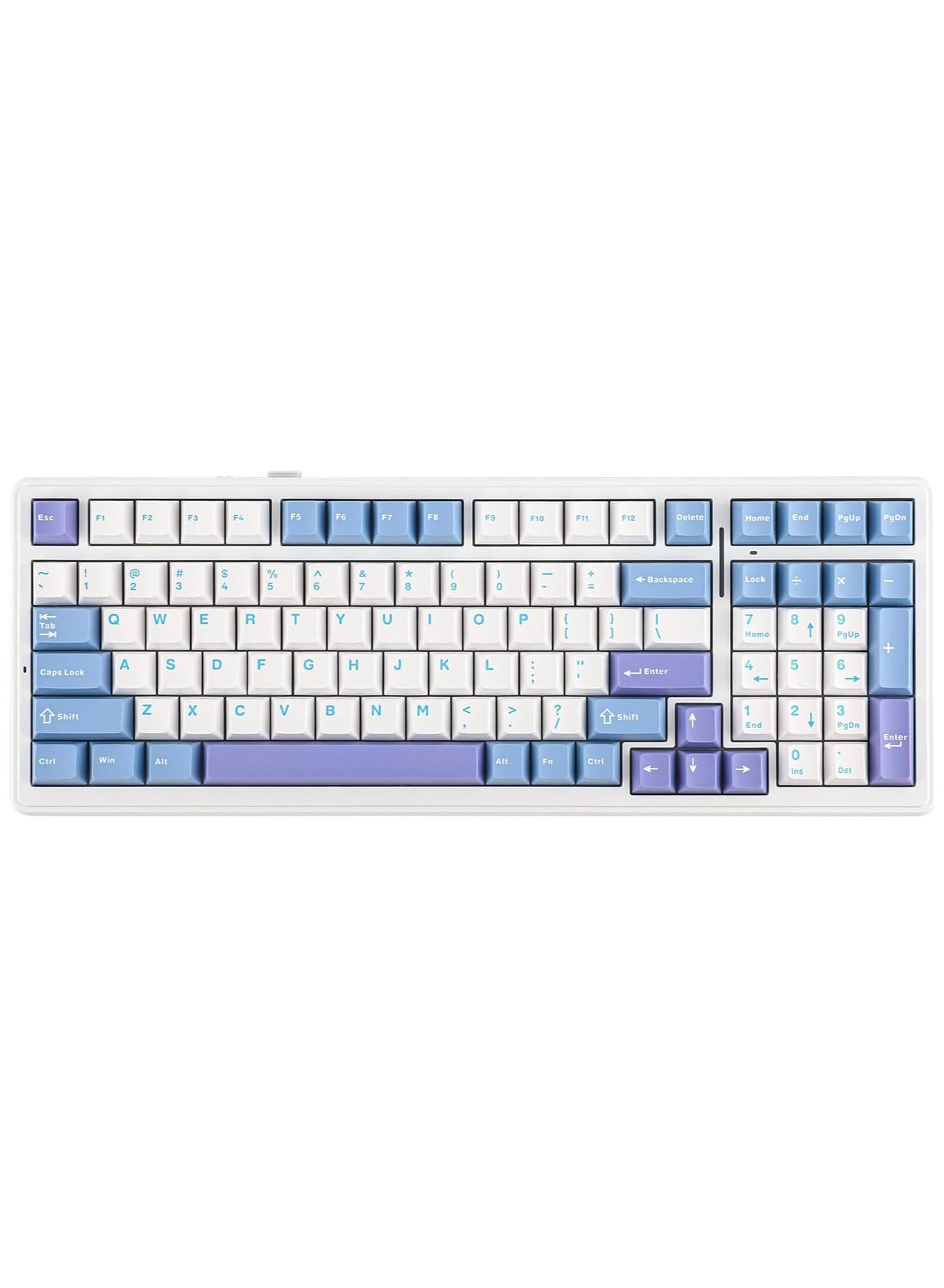 Compare F99 Wireless Mechanical Keyboard, TriMode BT5.02.4GHzUSBC Hot Swappable Custom Keyboard, Prelubed Reaper Switch, Gasket Structure, RGB Backlit Gaming Keyboard for PCTabletPSXbox at KSA Price