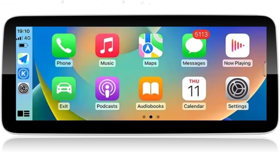 Compare 12.3 Inch Car Stereo 12.3 inch Android Screen Suitable Both 910 Size With Apple Carplay Android Auto Wireless WiFi DSP FM&AM BT AHD Camera Included Fast Interface 8+128GB Carplay Round at KSA Price