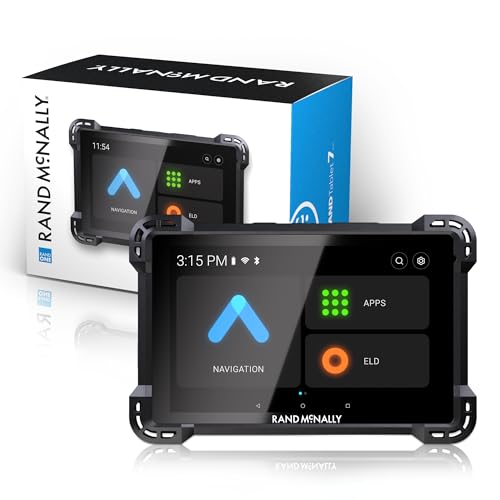 Compare Rand McNally RANDTAB7 7inch GPS Truck Navigator with Industrys Best Custom Trucking Routes, Rand Navigation 2.0 with 2025 Maps at KSA Price