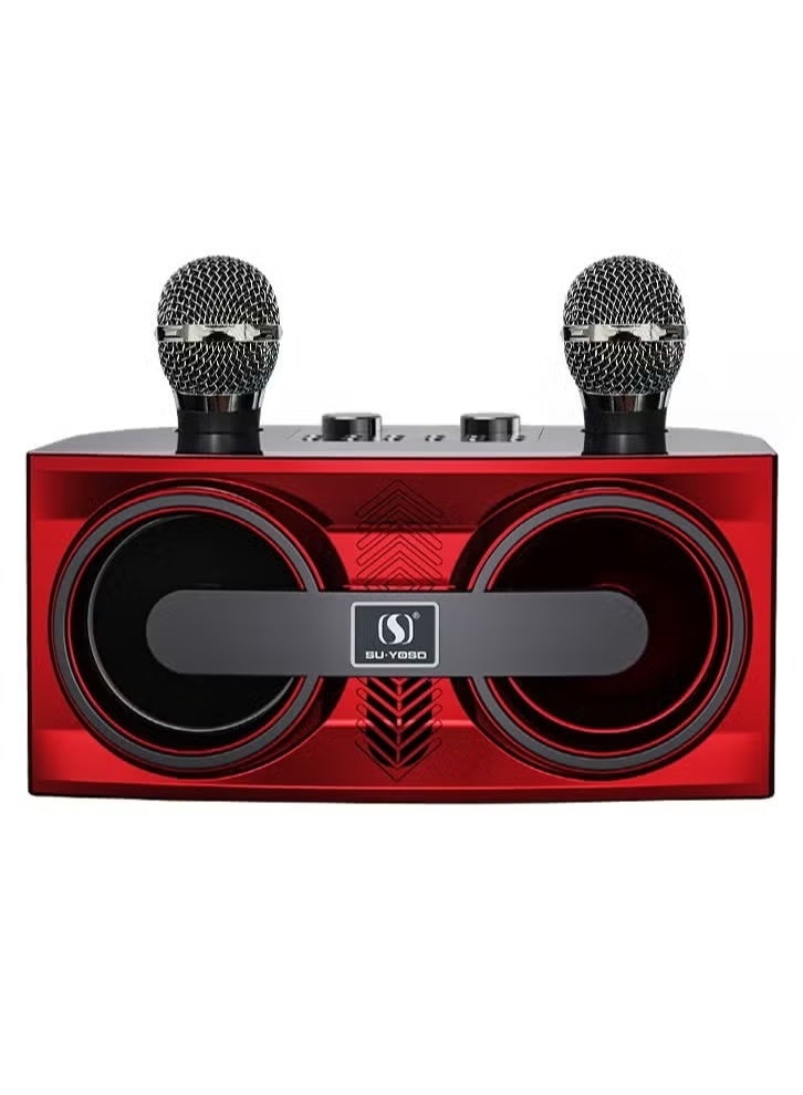 Compare M25 Karaoke Speaker Bluetooth Wireless Mic – Excellent Sound Quality, Easy Control, Wireless Connectivity, Perfect for Karaoke, Parties & Events at KSA Price