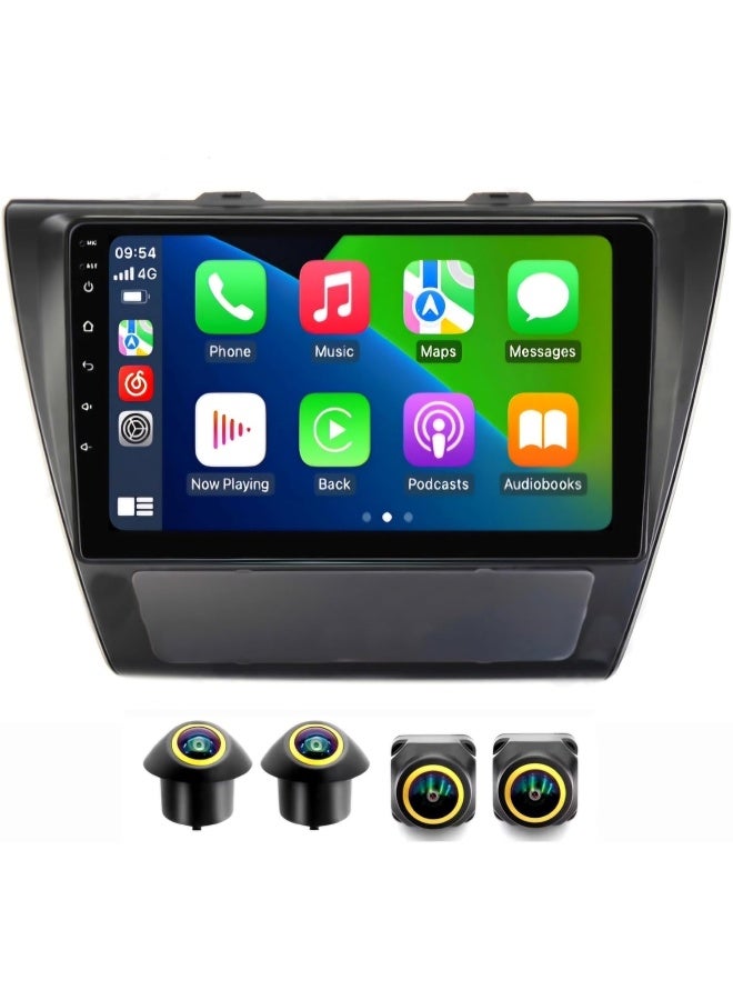 Compare Fit MG5 Car Stereo MG 5 Android Screen With Apple Carplay Android Auto Wireless WiFi DSP FM&AM BT AHD Camera Included Fast Interface QLED 4+32GB 360D Cameras at KSA Price