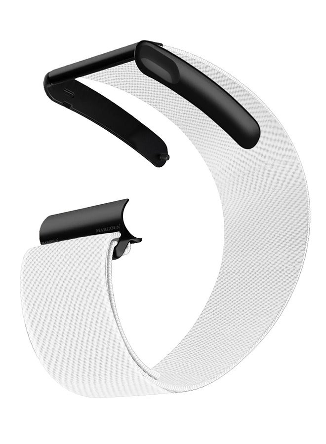 Compare Nylon Replacement Wristband for Whoop Life MG – Waterproof  Lightweight  Adjustable Fitness Strap  White at KSA Price