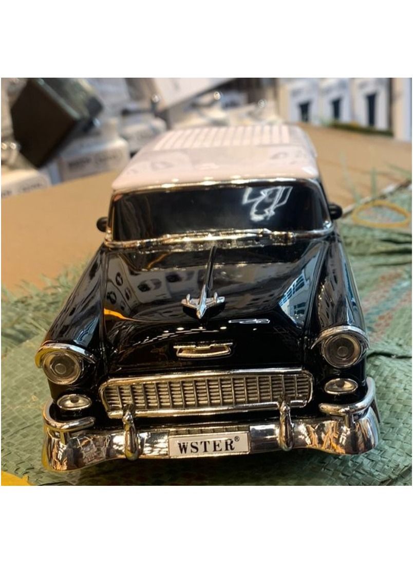 Retro Car Shape Wireless Bluetooth Speaker Multicolour