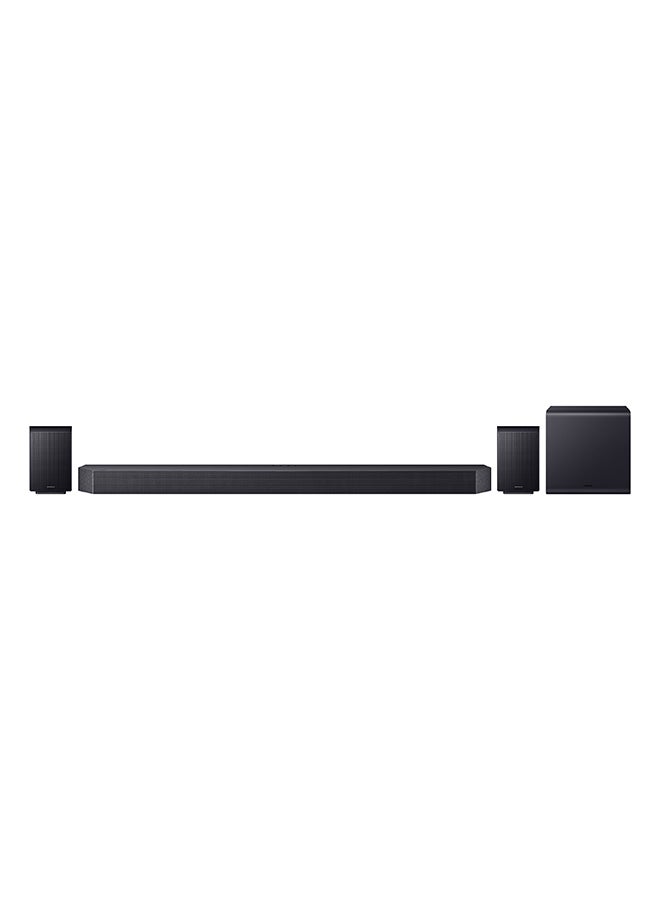 Compare Qseries Soundbar, Q990F, 11.1.4 ch, Subwoofer & Rear Speaker, True 11.1.4ch Full Surround, Wireless Dolby Atmos, QSymphony, SpaceFit Sound Pro, HWQ990FZN 2025  UAE Version HWQ990FZN Titan Black at KSA Price