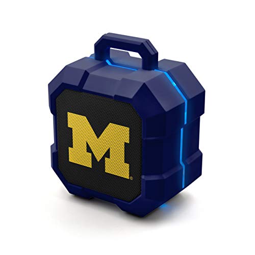 Compare SOAR NCAA Shockbox LED Wireless Bluetooth Speaker Michigan Wolverines at KSA Price