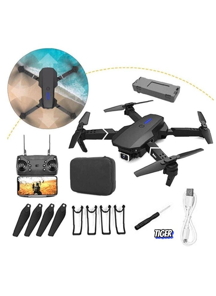 Compare E88 Ayoo 4K Mini Drone with Dual Camera – Foldable RC Drone for Ultimate Aerial Experience, 4K HD Camera, Long Battery Life, Smart Features, Perfect for Beginners & Experts – UAE Delivery at KSA Price