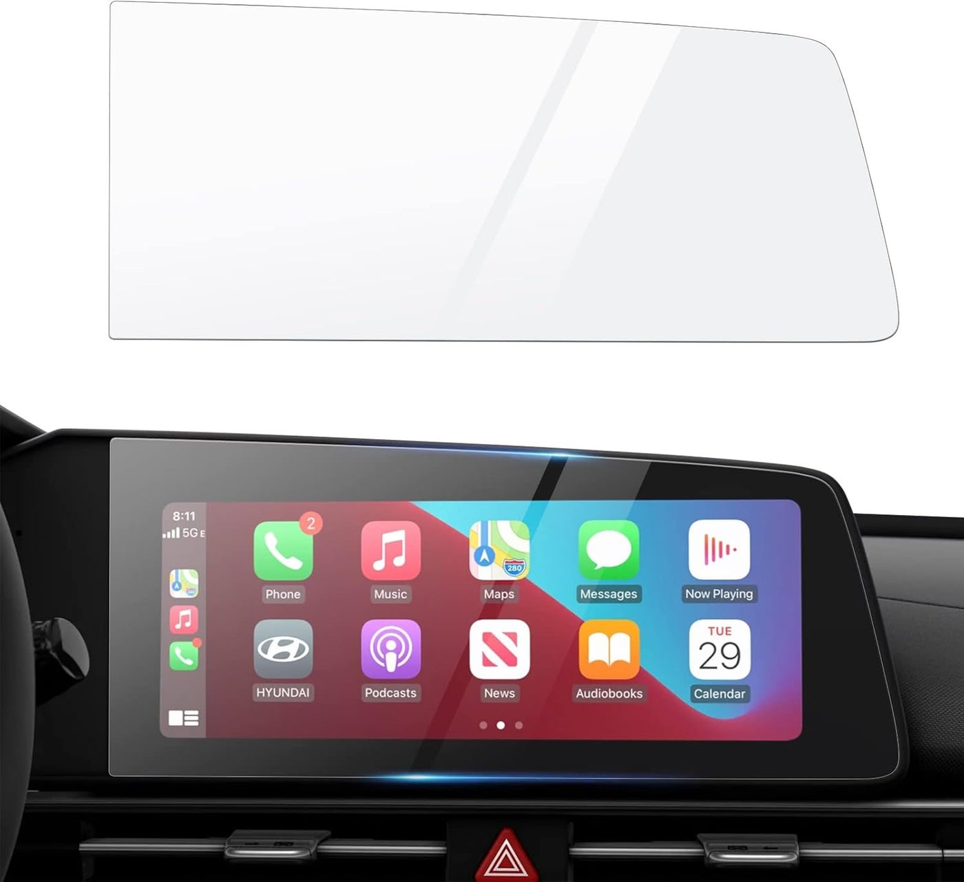 Autorder 10.25-inch Tempered Glass Screen Protector…