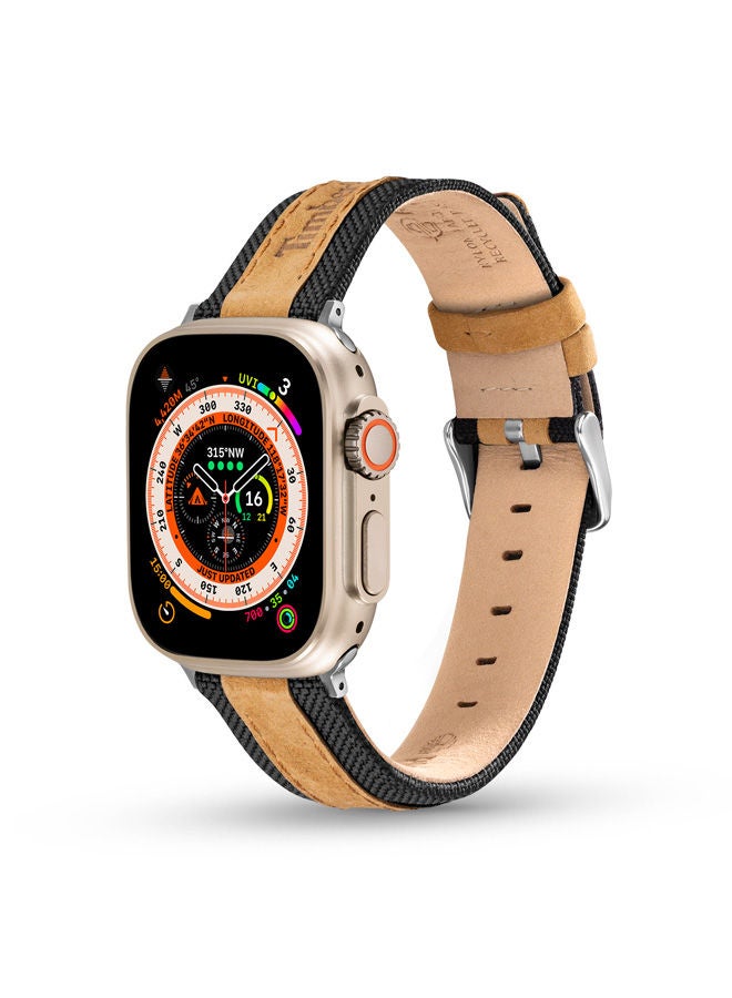 Compare Timberland Arnett Black & Brown ReBOTL Unisex Universal Watch Strap 22mm  TDOUS0001704 at KSA Price