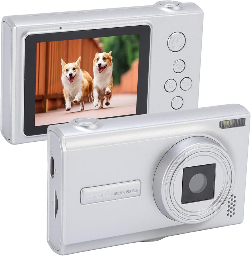 Silver Gray 50MP FHD 1080P Autofocus Digital Camera…