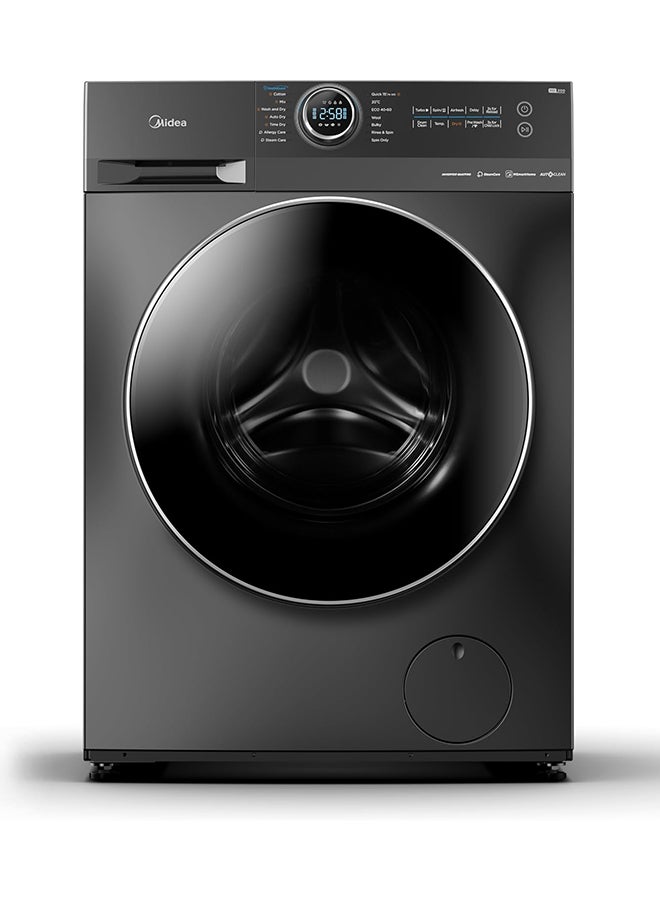 Compare Front Load Washing Machine With BLDC Inverter Motor, 1400 Rpm, 15 Programs, Fully Automatic Washer With Lunar Dial, Integrated Digital ControlLED Display 10 kg 2000 W 10 kg 2000 W MF200W100WBTGCC Titanium at KSA Price