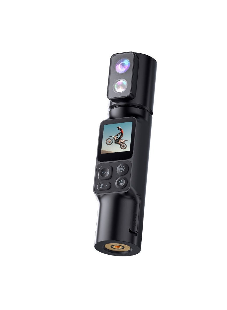 Compare 6K 50MP HD handheld sports camera with 360 degree EIS level anti shake camera WiFi for realtime transmission at KSA Price