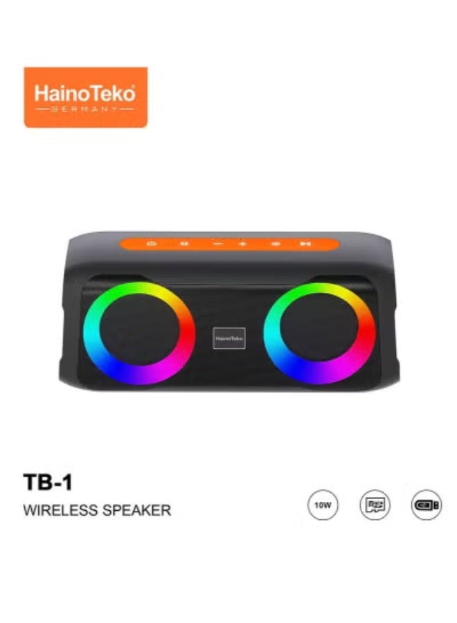Compare TB1 Wireless Portable Bluetooth Speaker | Compact Design, Deep Bass, Long Battery Life, HandsFree Calling, Strong Connectivity – Ideal for Travel, Outdoor, Home & Office Use at KSA Price