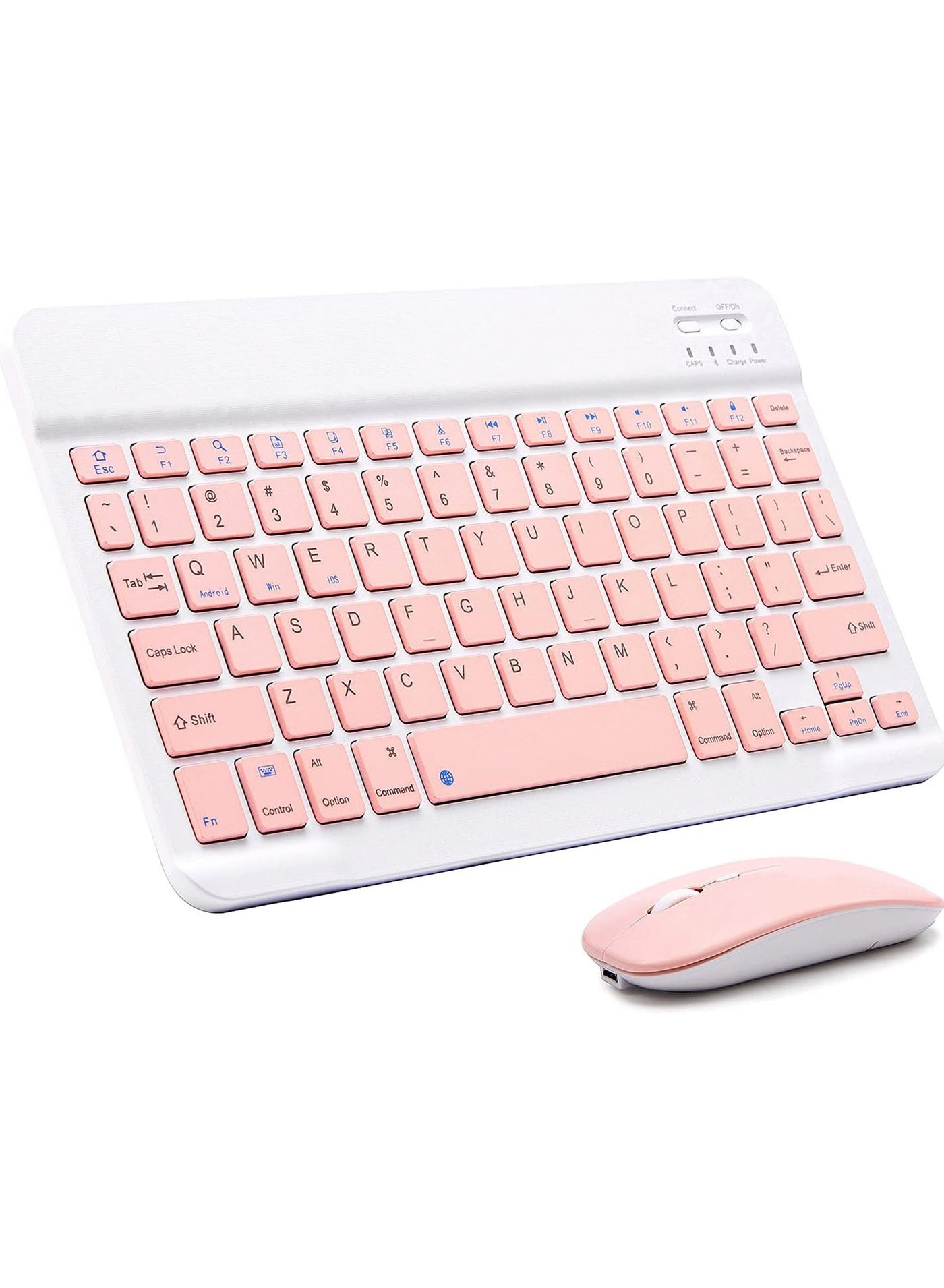 Ultra-Slim Bluetooth Keyboard and Mouse Combo Rechargeable…