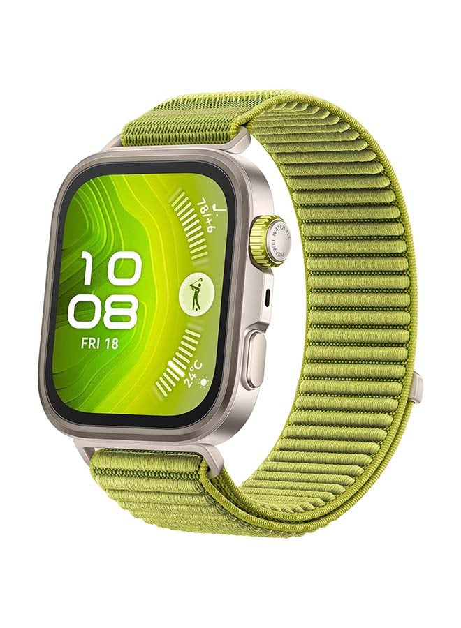 Compare WATCH FIT 4 Pro Smartwatch, 1.82Inch Display, Green Nylon Strap, ProLevel Outdoor Sports, ECG Analysis, up to 10Day Battery Life, iOS And Android Green at KSA Price