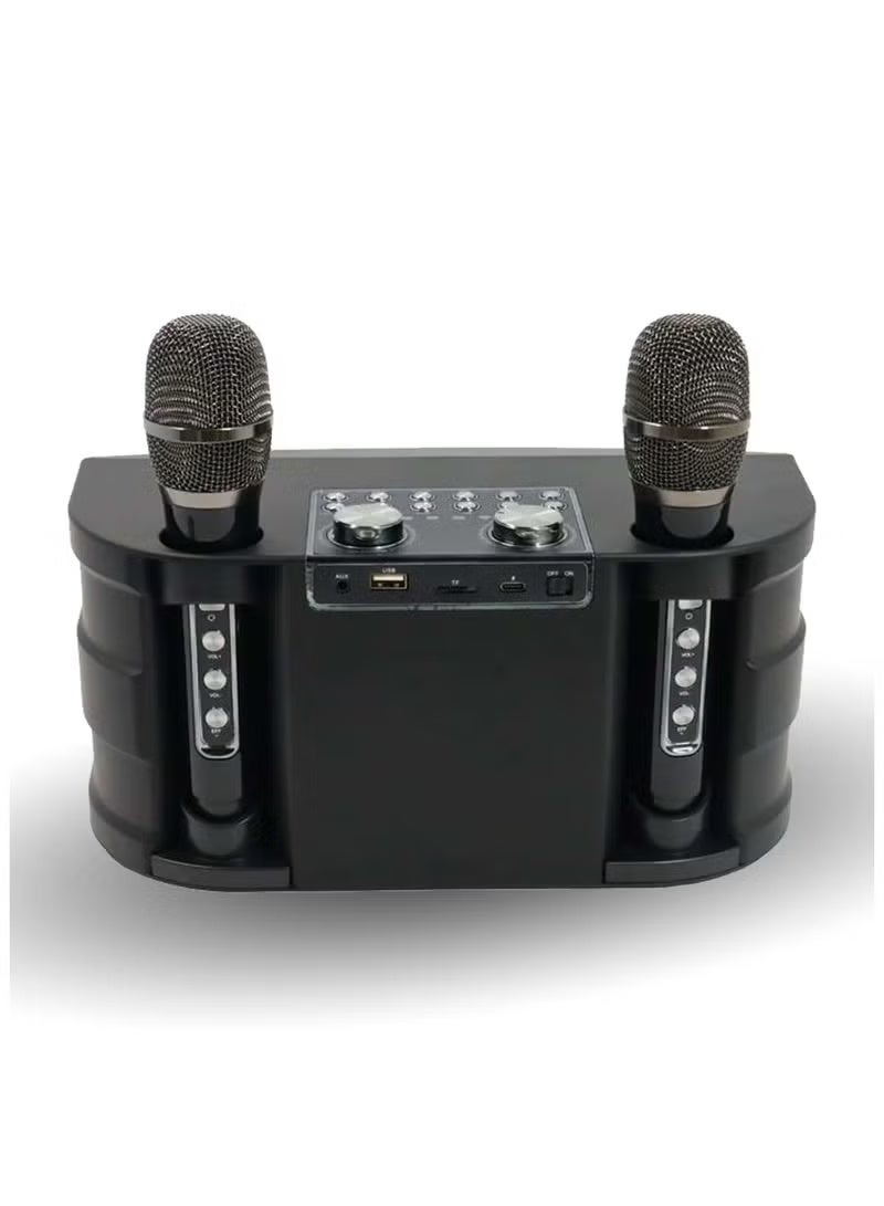 Compare Smart Berry M25 Bluetooth Karaoke Speaker with Twin Wireless Mic Setup at KSA Price